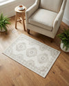 Savannah Elegance Collection Area Rug -  Tybee (Ivory) Rectangle Ivory  lifestyle 23