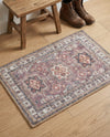 Heritage Elegance Collection Area Rug -  Neuschwanstein Rectangle Antique Rose Pink  lifestyle 18