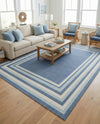Lagoon Oasis Collection Area Rug -  Harbor Rectangle Blue  lifestyle 9
