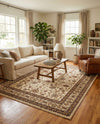 Jaipur Elegance Collection Area Rug -  Nahargarh (Cream) Rectangle Cream  lifestyle 7