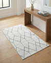 Garden Maze Retreat Collection Area Rug -  Greenbower Rectangle White  lifestyle 13