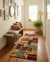 Bistro Lounge Collection Area Rug -  Ristretto Runner Multi  lifestyle 91