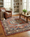 Eden Oasis Collection Area Rug -  Refuge (Terracotta) Rectangle Terracotta  lifestyle 19