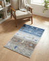 Zagros Shades Collection Area Rug -  Sisakht Rectangle Blue Gray  lifestyle 6