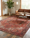 Bazaar Chic Collection Area Rug -  Essaouira Rectangle Rust Red  lifestyle 18