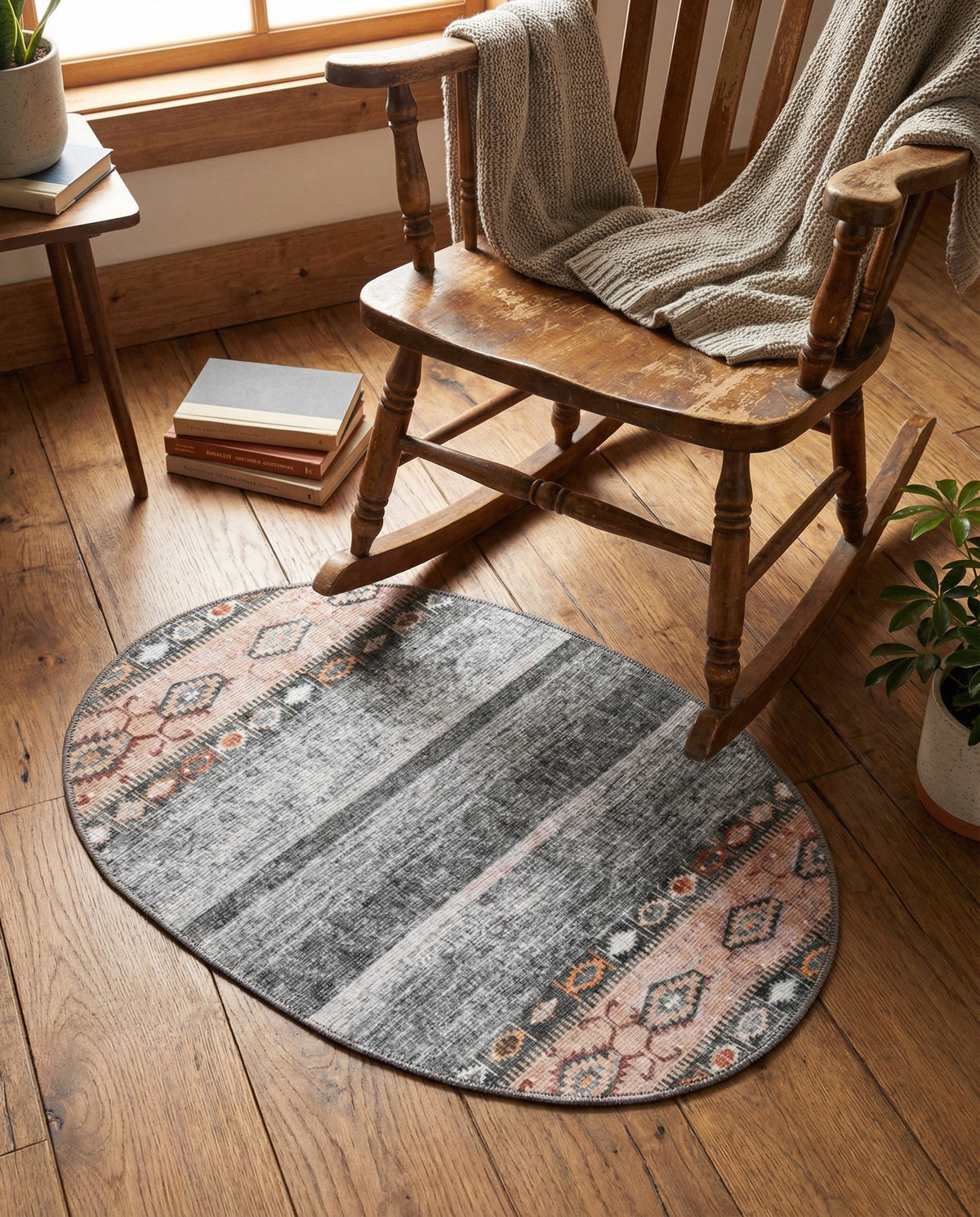 Heritage Elegance Collection Area Rug -  Edinburgh Oval Green  lifestyle 148