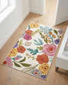 Meadow Breeze Collection Area Rug -  Petal Rectangle Ivory  lifestyle 27