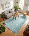 Trellis Mosaic Collection Area Rug - Arborville (Light Blue) Rectangle Light Blue  lifestyle 15