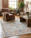 Seville Stripes Collection Area Rug -  Malaga (Ivory) Rectangle Ivory  lifestyle 15