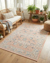 Savannah Series Collection Area Rug -  Beaufort Rectangle Powder Pink  lifestyle 38