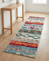 Colorburst Oasis Collection Area Rug -  Lagoon Runner Multi  lifestyle 77