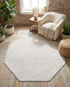 Marrakesh Lattice Collection Area Rug - Casablanca (Light Gray) Octagon Light Gray  lifestyle 67