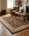 Jaipur Elegance Collection Area Rug -  Nahargarh (Brown) Rectangle Brown  lifestyle 27