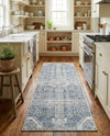 Coastal Haven Collection Area Rug -  Shoreline Runner Gray  lifestyle 49