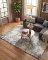 Cozy Haven Shag Collection Area Rug -  Tranquility (Pebble Gray) Rectangle Pebble Gray  lifestyle 6