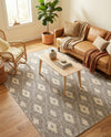 Sienna Collection Area Rug - Umbria Rectangle Cloud Gray  lifestyle 50