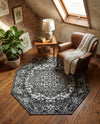 Georgetown Rugs Collection Area Rug - Dupont (Dark Gray) Octagon Dark Gray  lifestyle 38