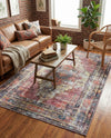 Zahara Oasis Collection Area Rug -  Rabat Rectangle Yellow Pink  lifestyle 11