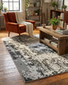 Cathedral Elegance Collection Area Rug -  Basilica Rectangle Black  lifestyle 60