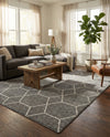 Trellis Mosaic Collection Area Rug - Arborville (Light Gray) Rectangle Light Gray  lifestyle 15
