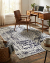 Georgetown Rugs Collection Area Rug - Dupont (Blue) Rectangle Blue  lifestyle 14