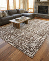 Sanctuary Retreat Collection Area Rug -  Asylum Rectangle Chocolate Brown  lifestyle 37