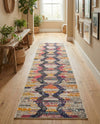 Colorburst Oasis Collection Area Rug -  Mirage Runner Multi  lifestyle 42