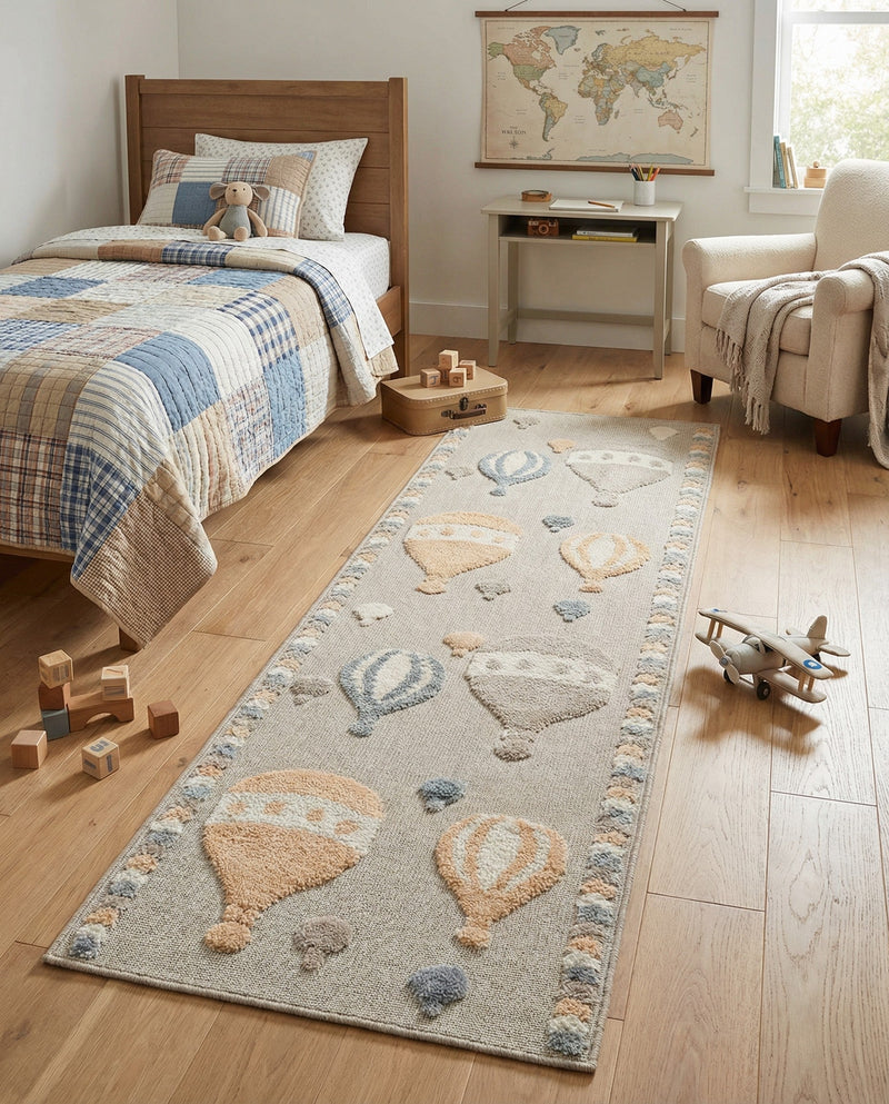 Wonder Tykes Collection Area Rug -  Joyscape Runner Multi  lifestyle 60
