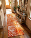 Riviera Elegance Collection Area Rug -  Monaco (Orange) Runner Orange  lifestyle 71