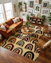 Bistro Lounge Collection Area Rug -  Breve Rectangle Cream  lifestyle 16