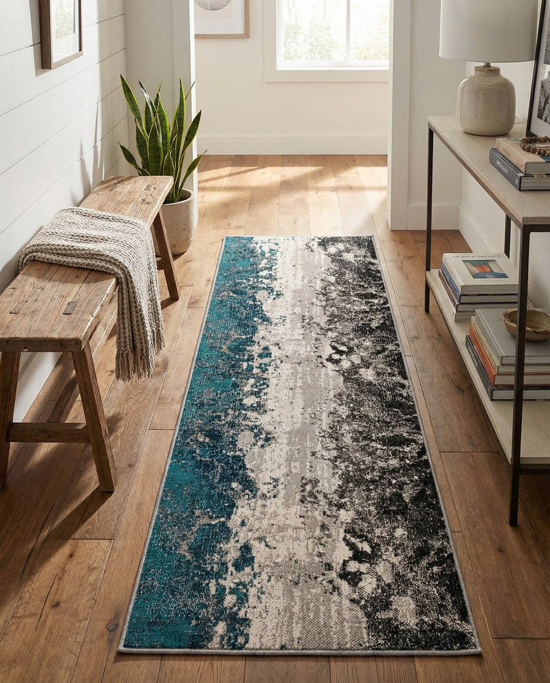 Seville Elegance Collection Area Rug -  Granada Runner Gray  lifestyle 43