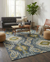 Urban Terrace Collection Area Rug -  Vista Rectangle Blue  lifestyle 19