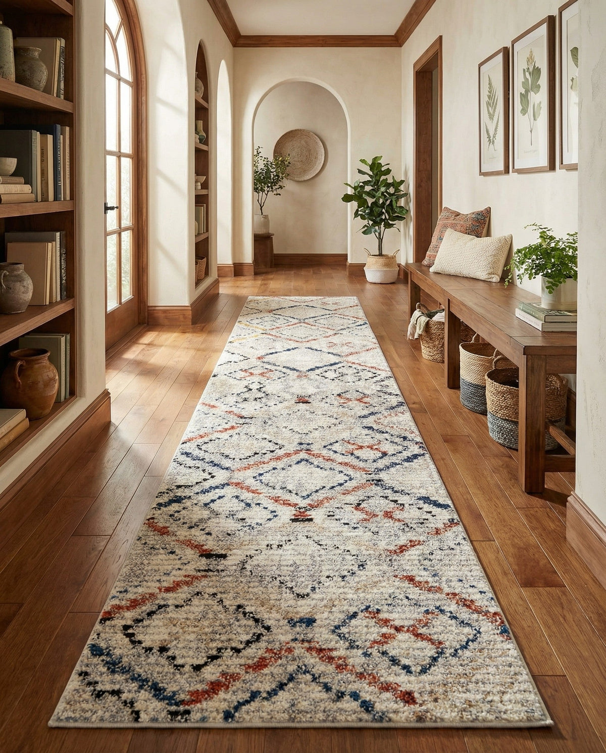 Santa Fe Trails Collection Area Rug - Canyon Runner Multi  lifestyle 115