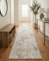 Aegean Elegance Collection Area Rug -  Paros Runner Gray  lifestyle 71