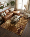 Bistro Lounge Collection Area Rug -  Affogato Rectangle Beige  lifestyle 42