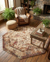 Neptune Elegance Collection Area Rug -  Galatea (Beige Cream) Octagon Beige Cream  lifestyle 56