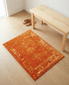 Riviera Elegance Collection Area Rug - Antibes (Orange) Rectangle Orange  lifestyle 27
