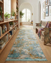 Arcadia Rugs Collection Area Rug -  Nirvana Runner Cream Blue  lifestyle 42