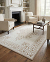 Sanctuary Retreat Collection Area Rug - Haven Rectangle Snow White  lifestyle 31