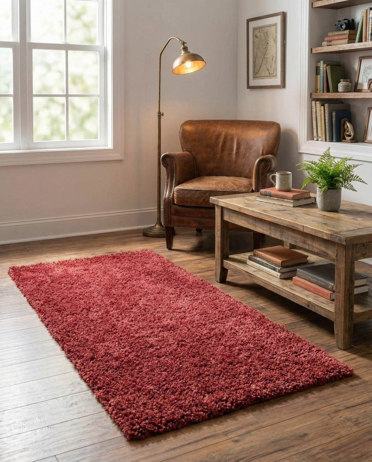 Alpine Plush Collection Area Rug -  Cortina (Poppy) Rectangle Poppy  lifestyle 18