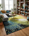 Venetian Elegance Collection Area Rug -  Chioggia Rectangle Light Green  lifestyle 15