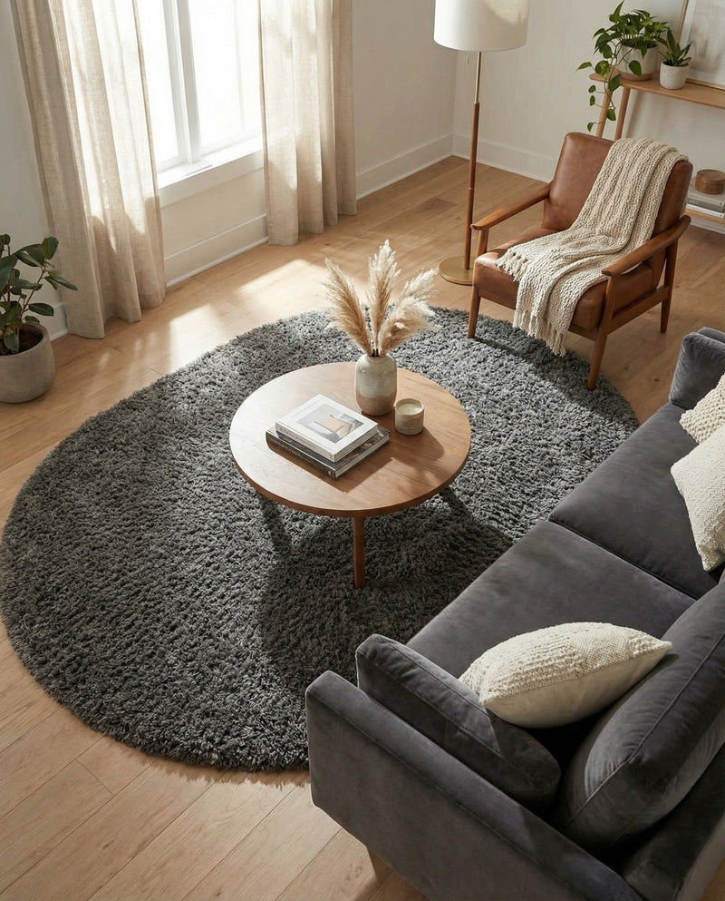 Majestic Manor Collection Area Rug - Versailles (Slate) Oval Slate  lifestyle 75