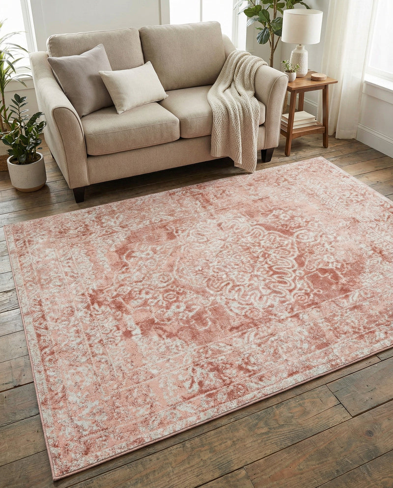 Cambridge Classics Collection Area Rug -  Magdalene (Pink) Rectangle Pink  lifestyle 19
