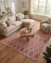 Urban Oasis Rugs Collection Area Rug -  Boulevard (Rust Red) Square Rust Red  lifestyle 27