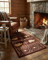 Frontier Trails Collection Area Rug -  Sedona Rectangle Red  lifestyle 18