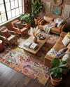 Sierra Collection Area Rug -  Catalina Rectangle Multi  lifestyle 17