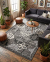 Horizon Collection Area Rug - Dawn Rectangle Gray  lifestyle 56
