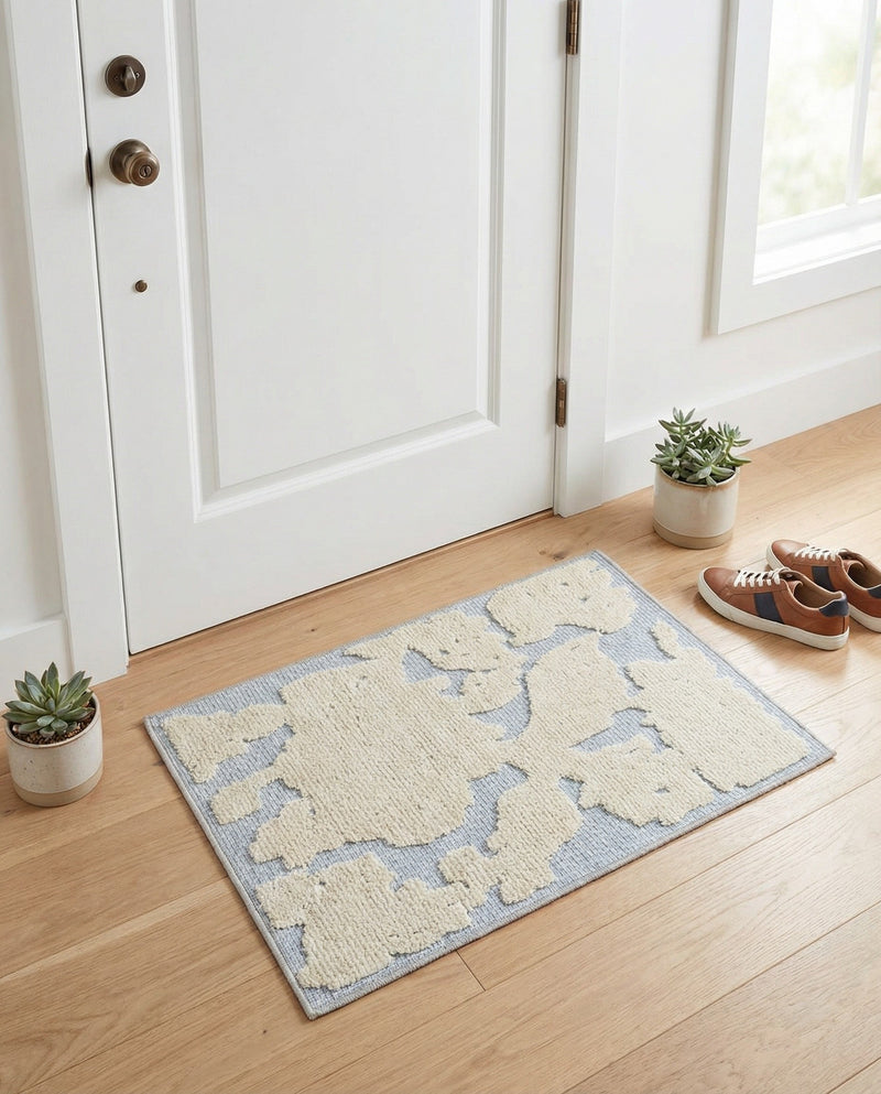 Bahama Breeze Outdoor Collection Area Rug -  Eleuthera Rectangle Gray  lifestyle 54