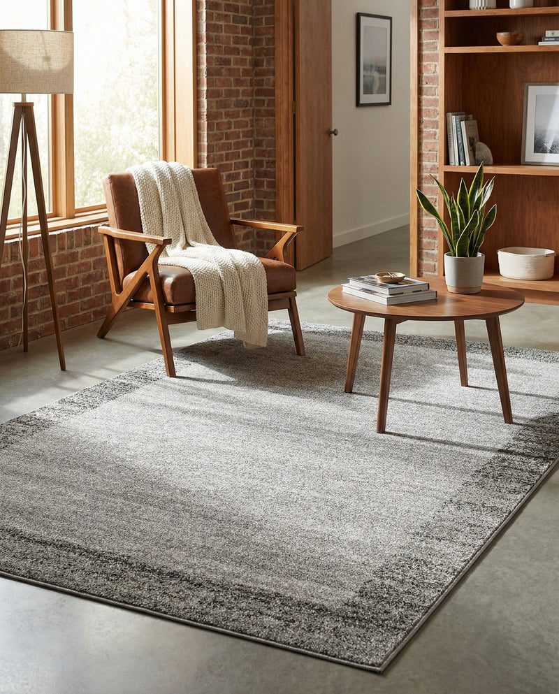 Studio Haven Collection Area Rug -  Conservatory (Light Gray) Rectangle Light Gray  lifestyle 19