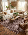 Savannah Escape Collection Area Rug -  Amazon (Brown) Rectangle Brown  lifestyle 3
